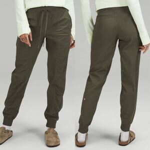 Lululemon Dance Studio Mid Rise Jogger Full Length Army Green